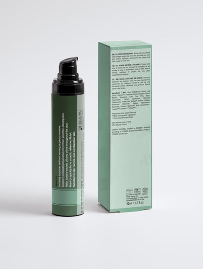 Oil-Free Zinc Face Gel for Men